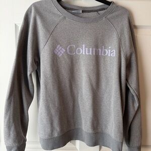 Columbia Heather Gray Crewneck Sweatshirt